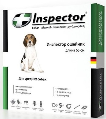 Инспектор Ошейник для средних собак (I209)